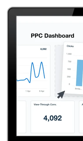 PPC advertising campaign dashboard