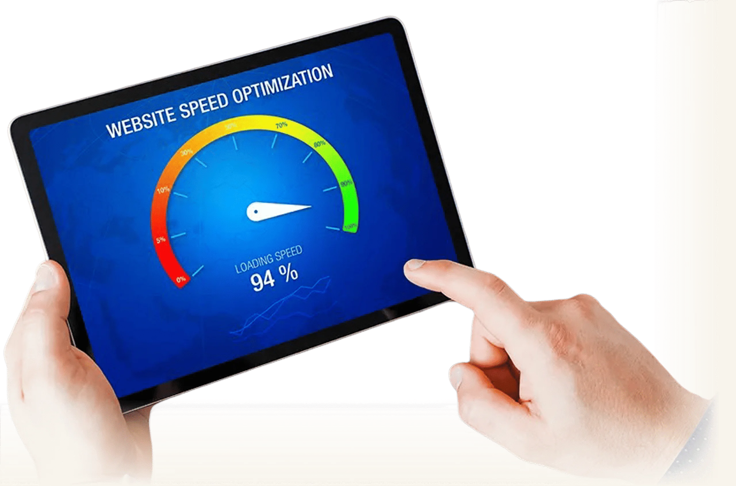 Nine-step website growth framework illustration