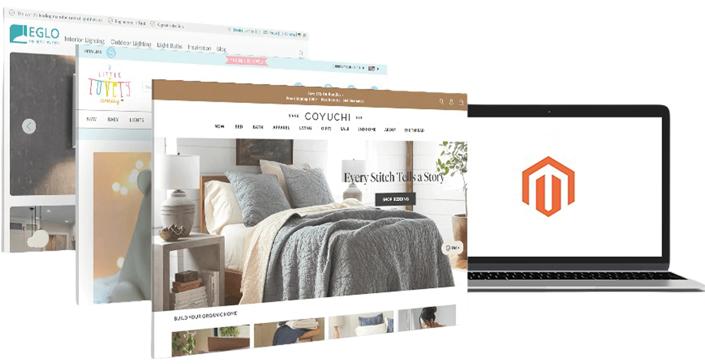Ecommerce magento website design example