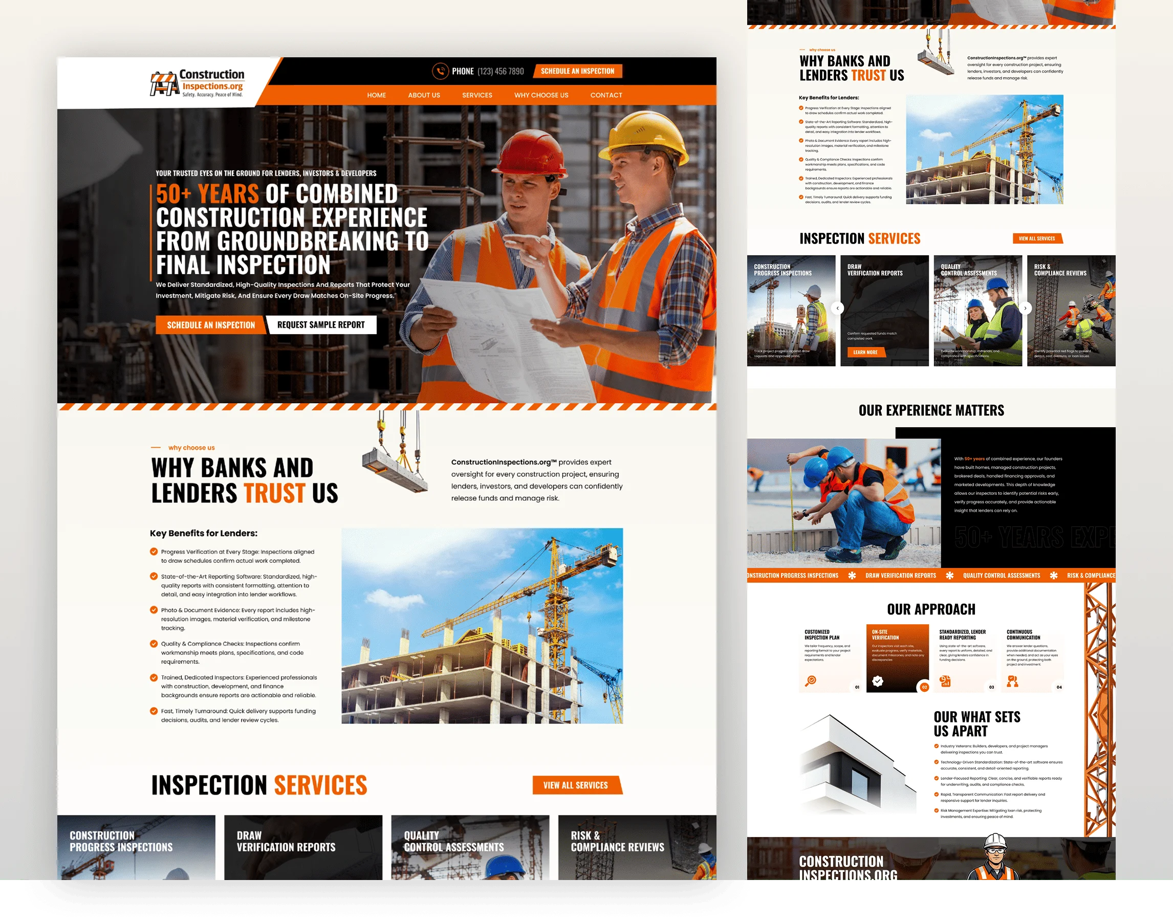 Professional web design services hero
